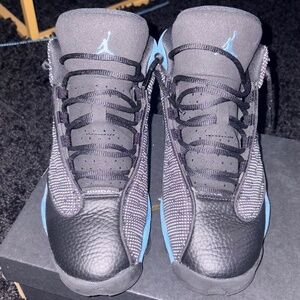 Air Jordan 13 Retro GS (Black/University Blue)